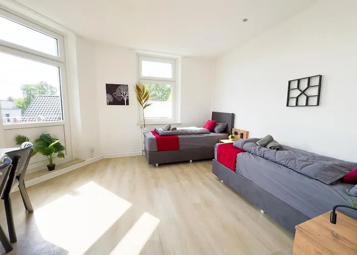 Serviceroom24 - 2 In Wlan - Smart-tv - 24-7 Check-in Und Kueche 公寓 奥伯豪森