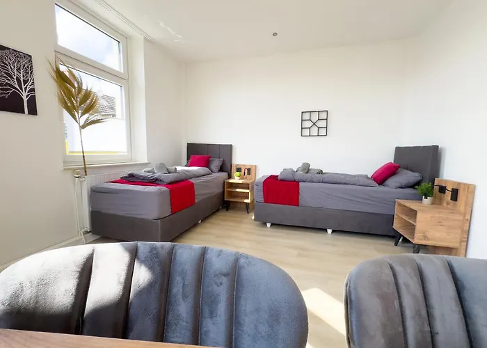 公寓 Serviceroom24 - 2 In Wlan - Smart-tv - 24-7 Check-in Und Kueche