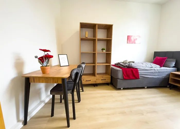 公寓 Serviceroom24 - 2 In Wlan - Smart-tv - 24-7 Check-in Und Kueche